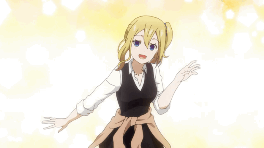 Happy Face Anime Ai Hayasaka GIF