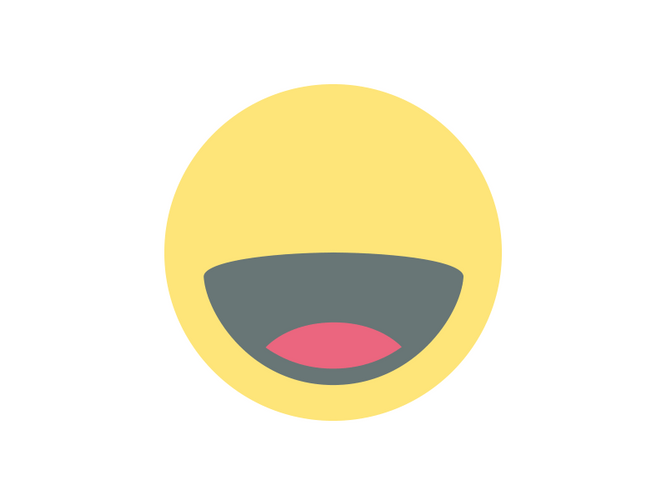 Happy Face Bounce Emoji GIF