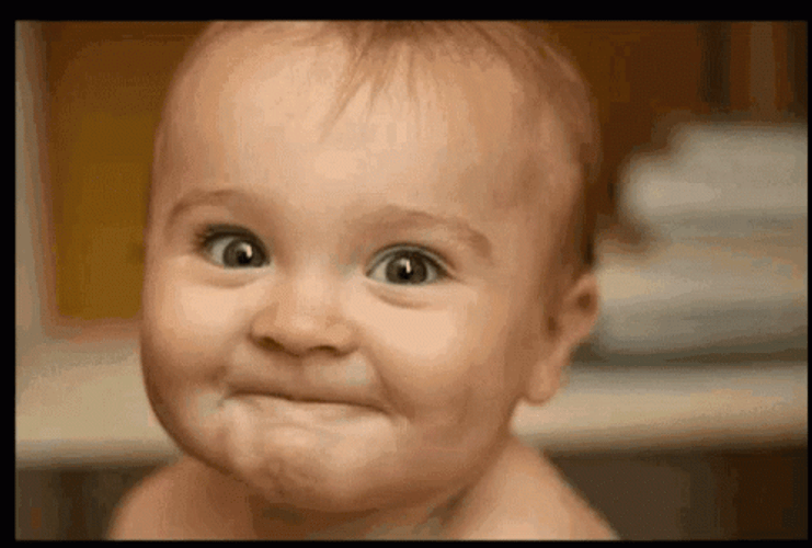 Happy Face Cute Baby GIF