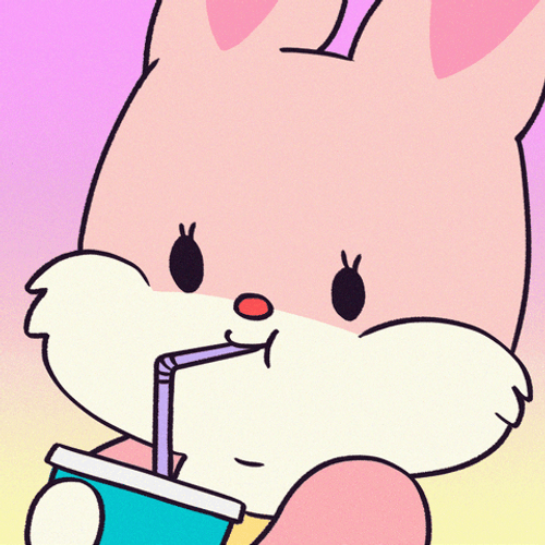 Happy Face Cute Muffin Line GIF