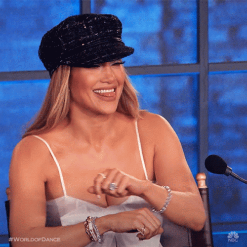 Happy Face Of Jennifer Lopez GIF