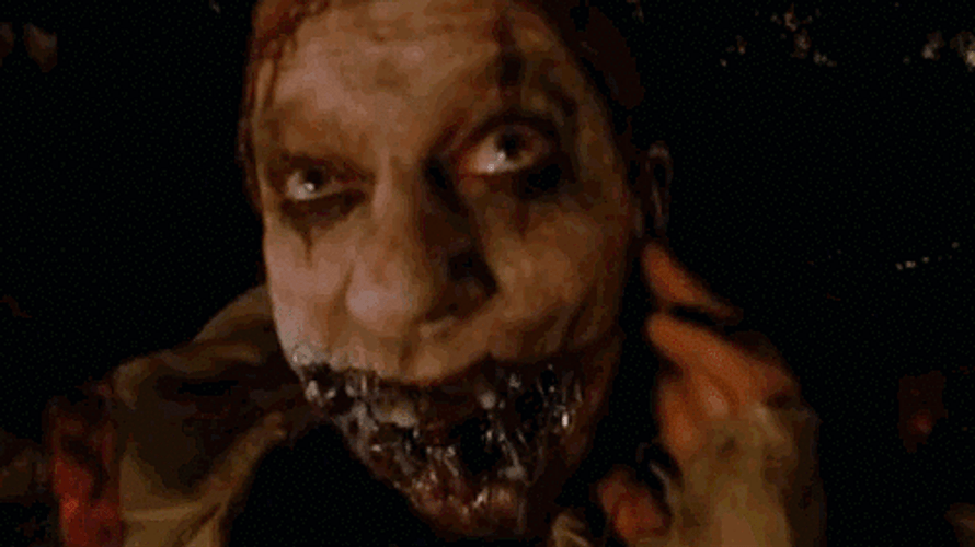 Happy Face Scary Psycho Monster GIF