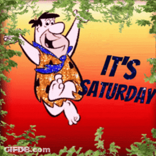 Happy Fall Saturday Excited Man Open Arms GIF