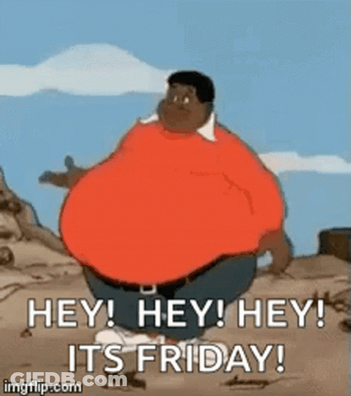 Happy Fat Albert Dancing Hey Its Friday Meme GIF