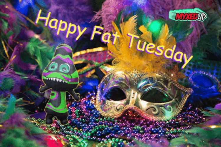 Happy Fat Tuesday Masquerade GIF
