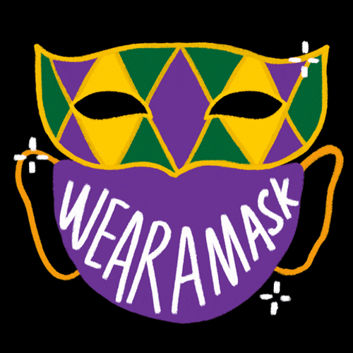 Happy Fat Tuesday Wear A Mask GIF