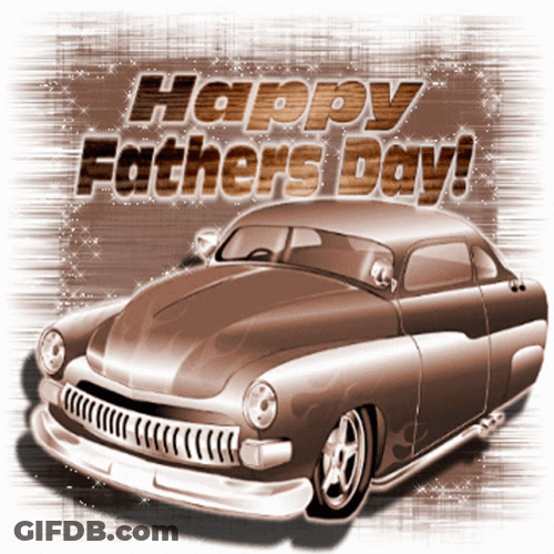 Happy Father's Day With A Car GIF