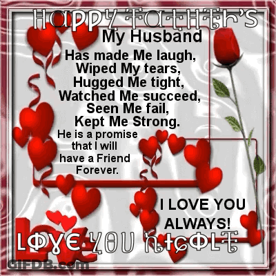 Happy Father's My Husband GIF