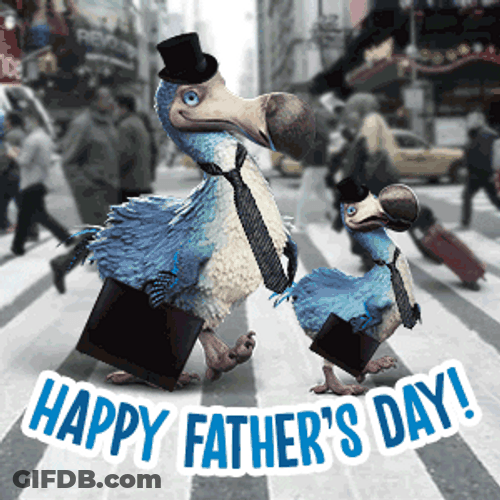 Happy Fathers Day Brother Dodo Australia Pedestrian Lane GIF