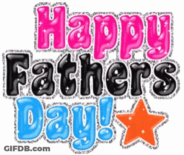 Happy Fathers Day Brother Star Glitters Sparkling GIF