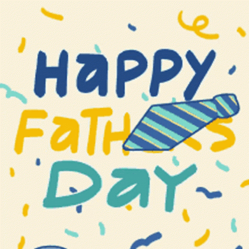 Happy Fathers Day Brother Watch Necktie Ball Controller GIF