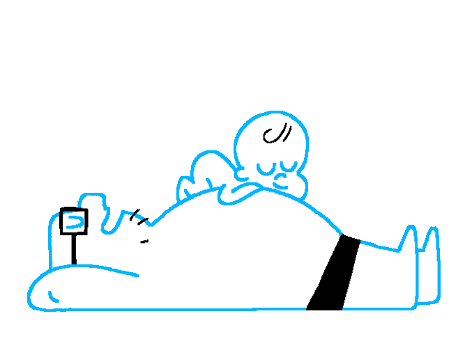 Happy Fathers Day Sleeping Dad GIF