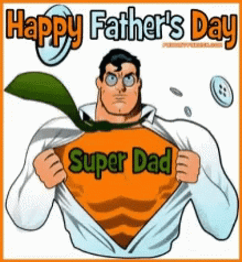 Happy Fathers Day Superman GIF