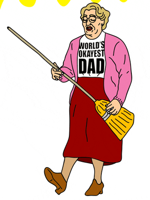 Happy Fathers Day Worlds Okayest Dad GIF
