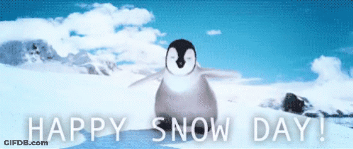 Happy Feet Mumble Dancing On Snow Day GIF