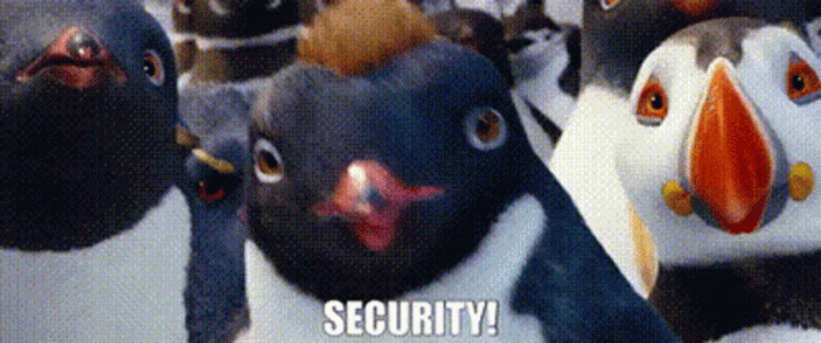 Happy Feet Ramon Asking For Security GIF