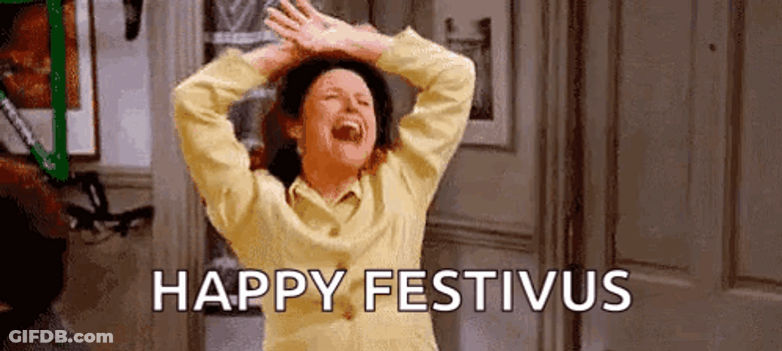 Happy Festivus Woman GIF