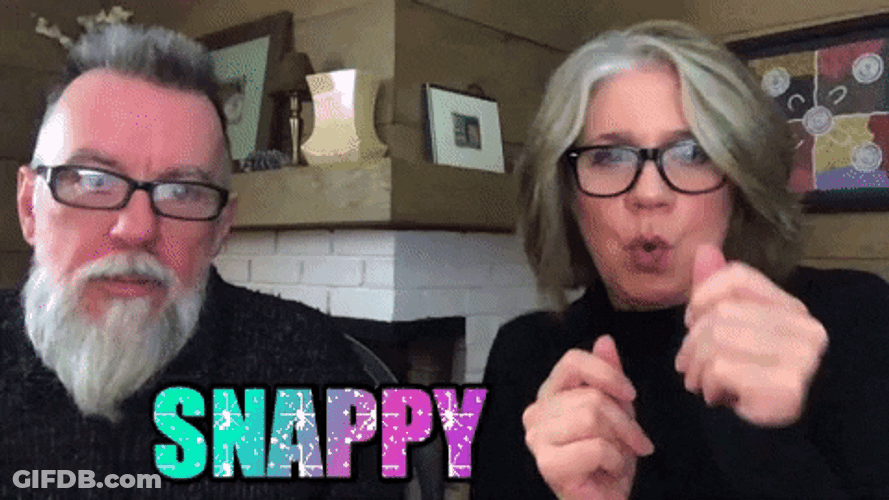 Happy Finger Snap GIF