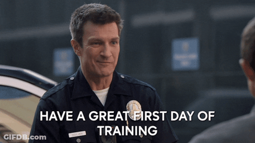Happy First Day The Rookie John Nolan GIF