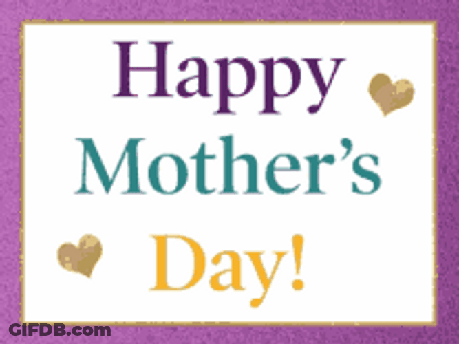 Happy First Mothers Day Simple Beautiful To You GIF