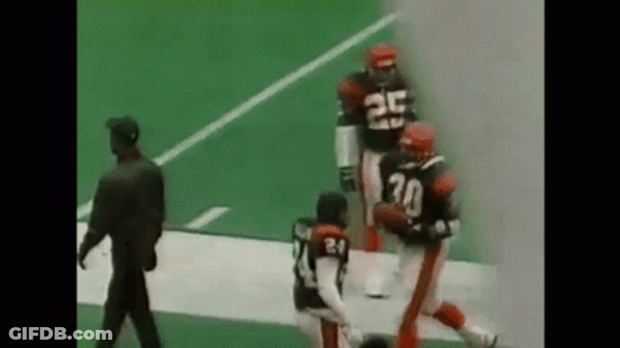 Happy Football Team Dancing Ickey Shuffle GIF