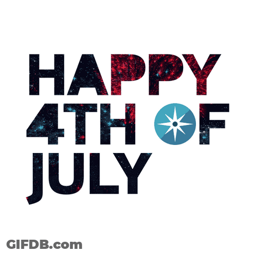 Happy Fourth Of July Fireworks GIF