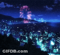 Happy Fourth Of July Sign With American Flag GIF