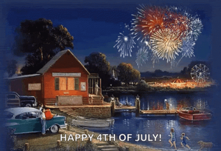 Happy Fourth Spirit Of Summer Puzzle GIF