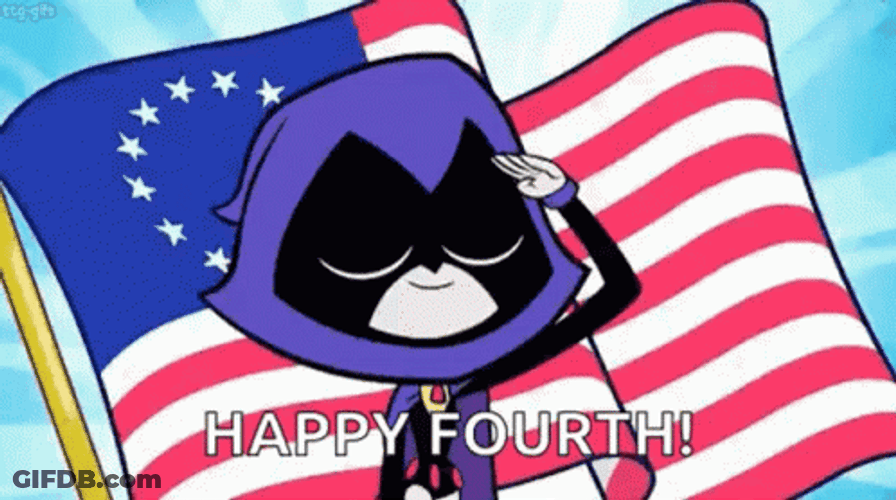Happy Fourth Teen Titans GIF