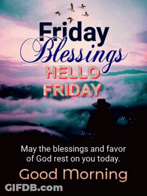 Happy Friday Blessings Meme GIF