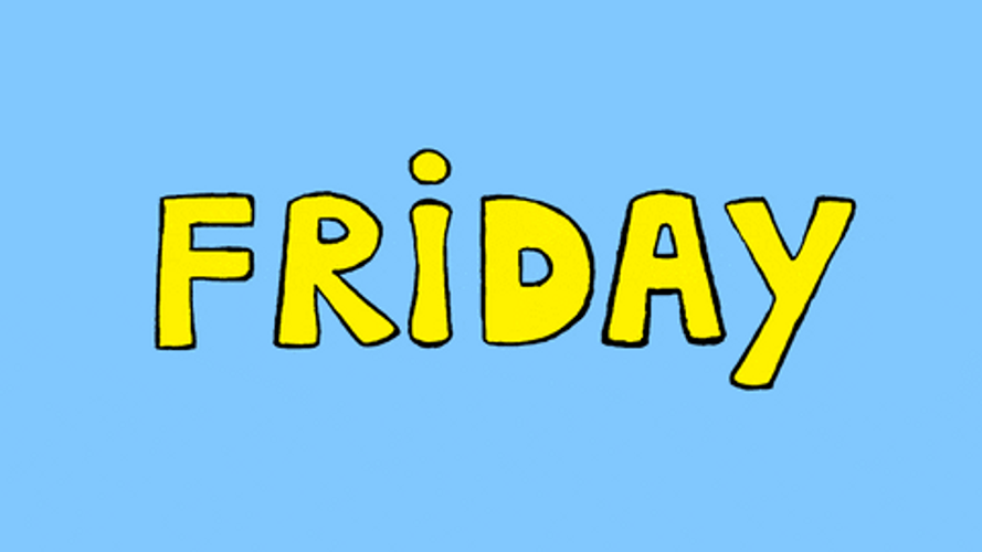 Happy Friday Bunny GIF