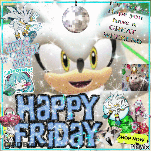 Happy Friday Cartoon Character GIF