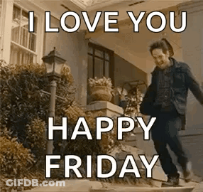 Happy Friday Chalkboard GIF