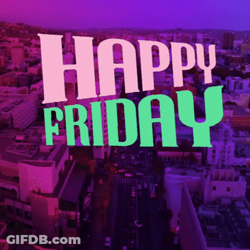 Happy Friday City GIF