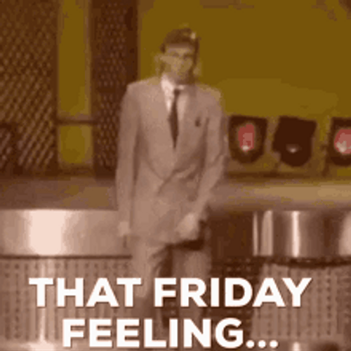 Happy Friday Dance Vintage Dancing Moves GIF