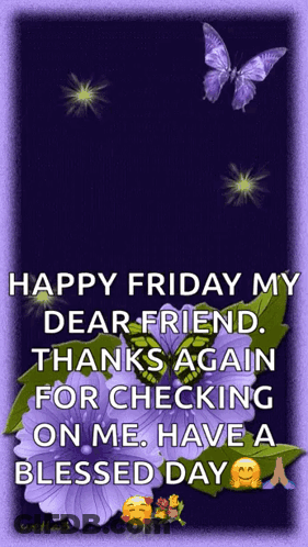 Happy Friday Dear Friend GIF