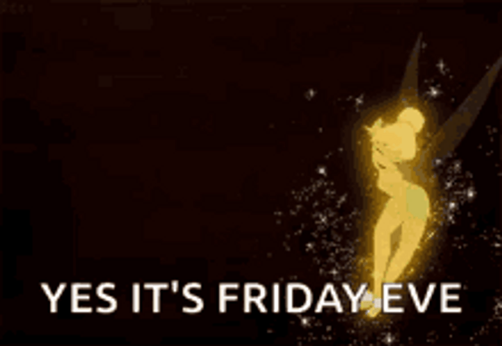 Happy Friday Eve Happy Tinker Bell Peter Pan GIF