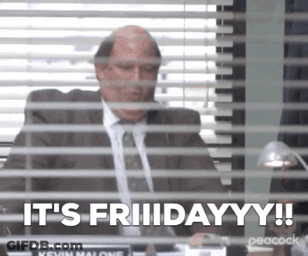 Happy Friday Funny Employee Spinning GIF