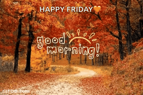 Happy Friday Good Morning Sign GIF