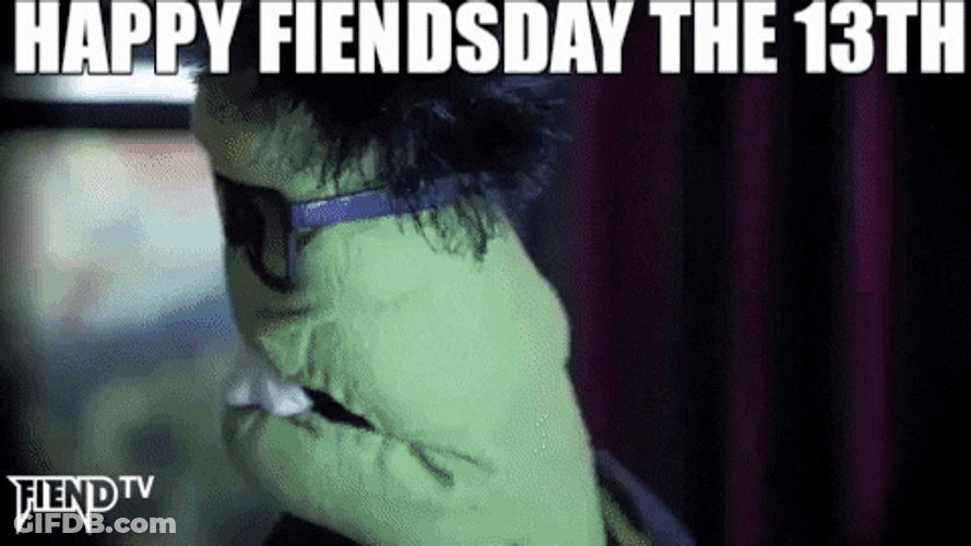 Happy Friday Halloween Horror Puppets GIF