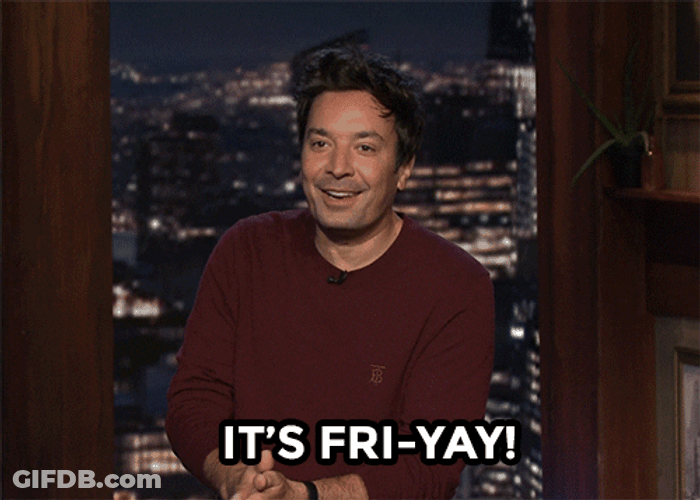 Happy Friday Jimmy Fallon GIF