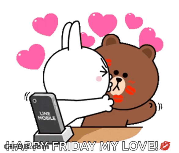 Happy Friday Love And Kisses GIF