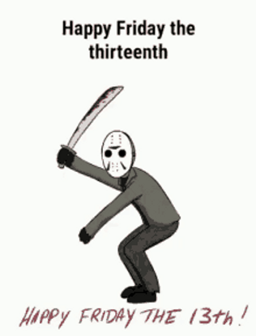 Happy Friday The 13Th Jason Voorhees Dancing Animation GIF