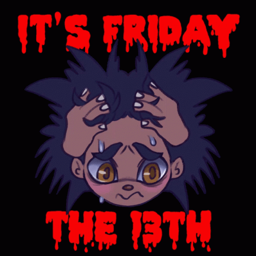 Happy Friday The 13Th Scary Animation GIF