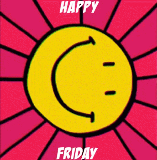 Happy Friday Turning Smiley Face GIF