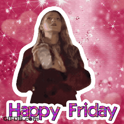 Happy Friday Woman GIF