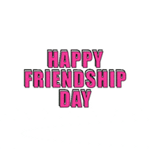 Happy Friendship Day Animation GIF