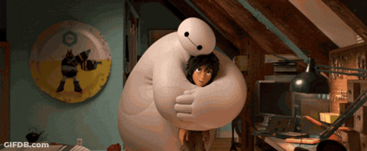 Happy Friendship Day Baymax GIF