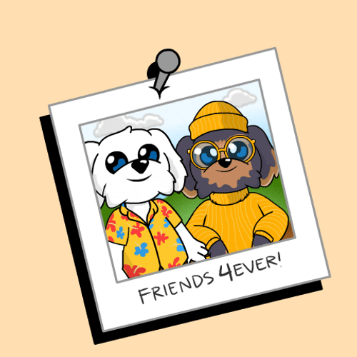Happy Friendship Day Dogs Picture GIF