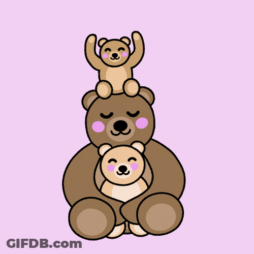 Happy Friendship Day Lovely Bears GIF